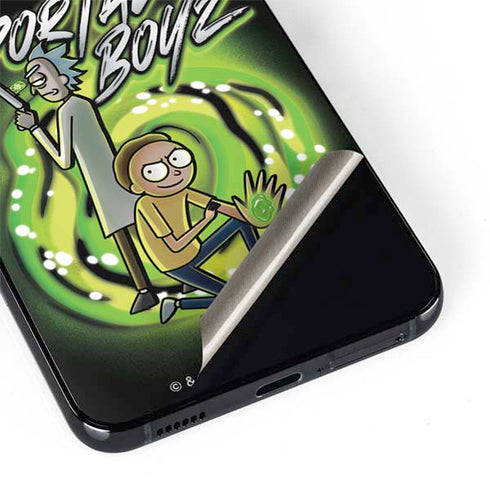 Adult Swim Rick and Morty Portal Boyz Galaxy S22 Skin